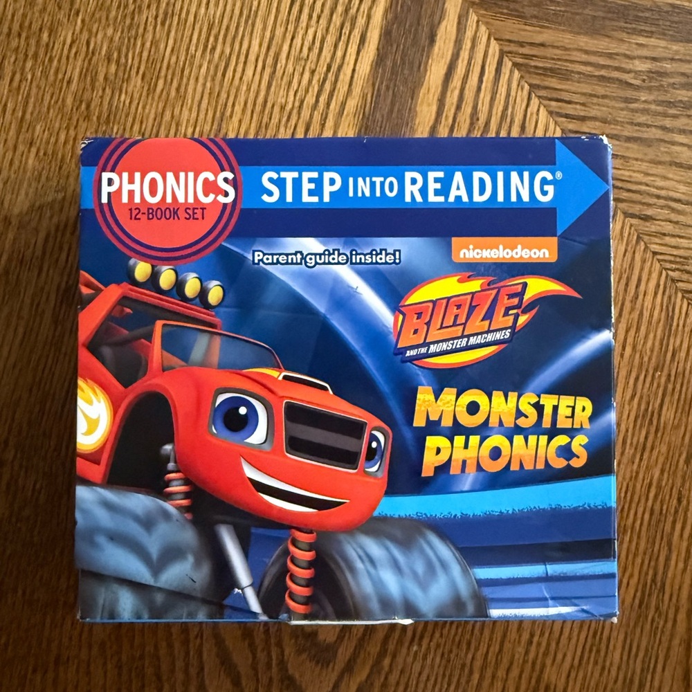 Nickelodeon Blaze Monster Phonics 12-Book Set. NEW in sealed box